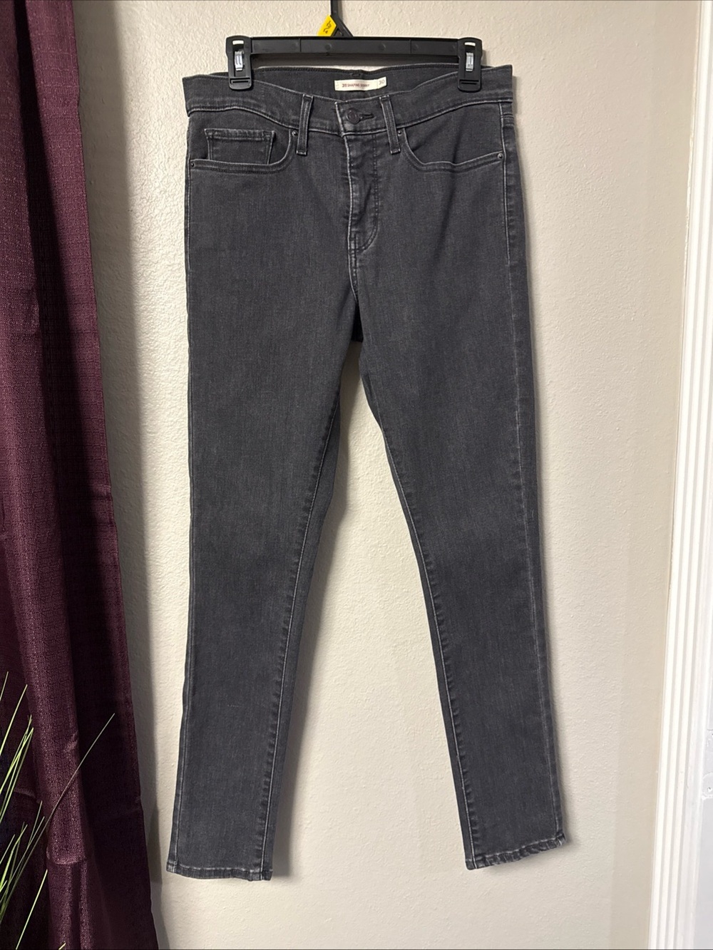 B5/2 Levi’s Grey 311 Shaping Skinning Denim Jeans Size 30